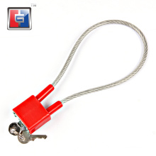 34mm new design gun trigger safety luggage cable plastic gun lock  for gun safe with key